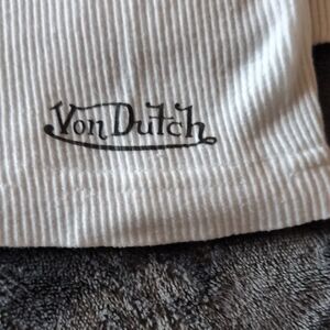 Von Dutch White Ribbed Apparel Set Of 5